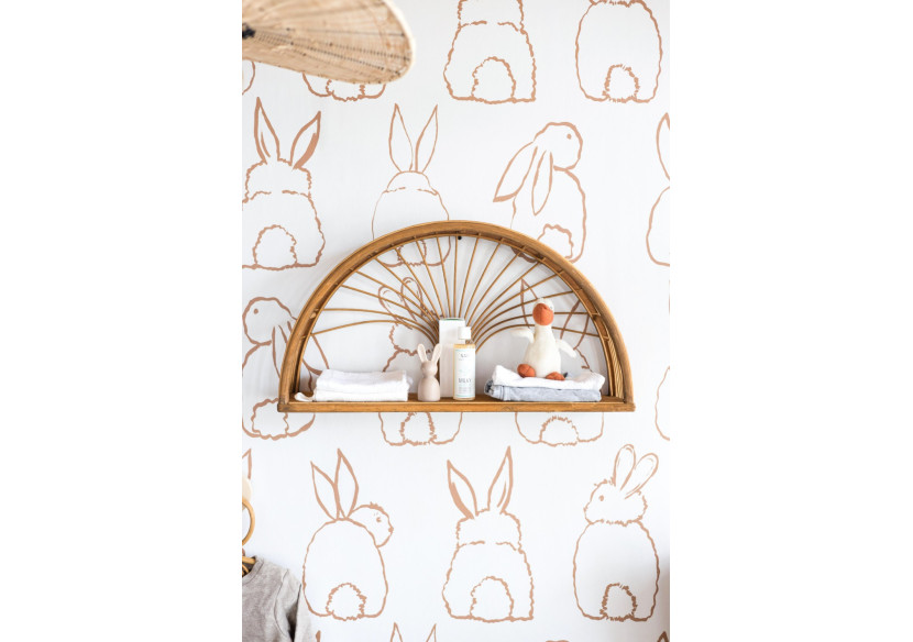 Étagère murale MAYA - Étagère en rotin élégante - 20010692 - KidsDepot