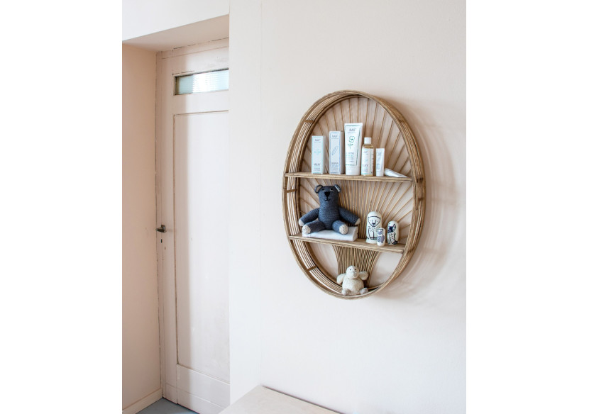 Messa - Étagère murale en rotin élégante - 20010684 - KidsDepot