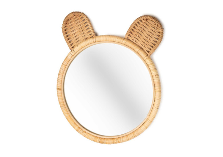 Minon - Miroir en bambou grand format - 20010682 - KidsDepot