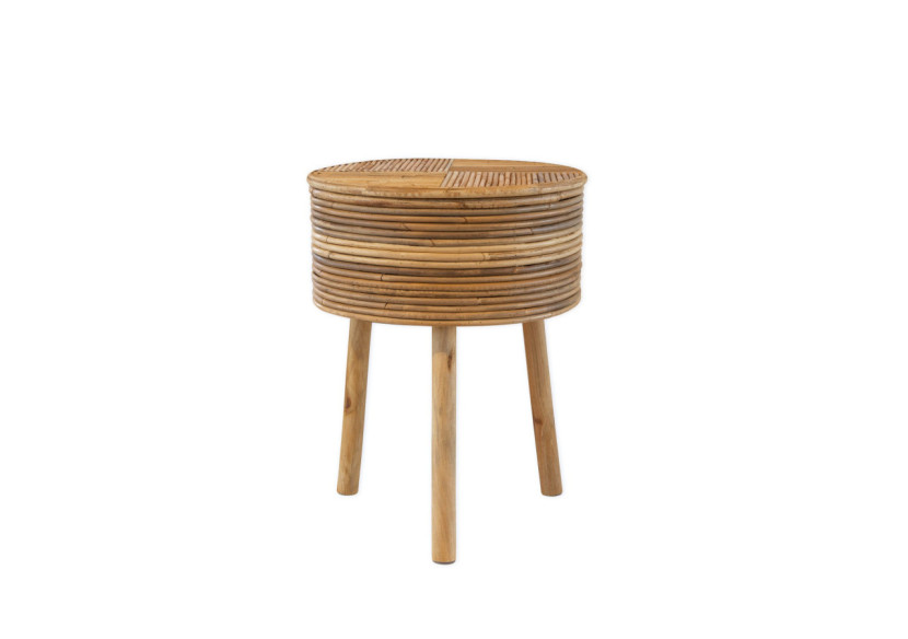 Table d'appoint Mace - Table de rangement en rotin - 20010676 - KidsDepot Table d'appoint Mace - Table de rangement en rotin - 20010676 - KidsDepot