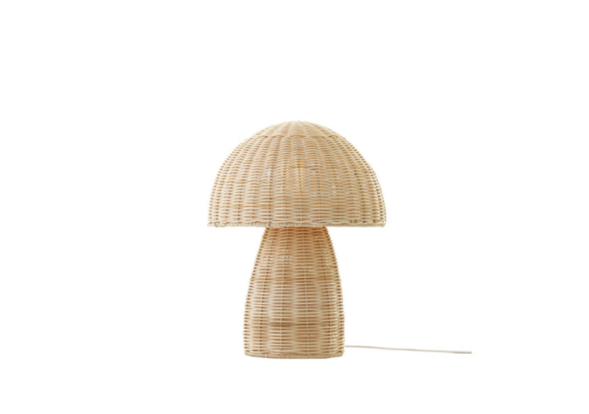 Lampe de table LEPISTA - Lampe en rotin naturel - 20010653 - KidsDepot Lampe de table LEPISTA - Lampe en rotin naturel - 20010653 - KidsDepot