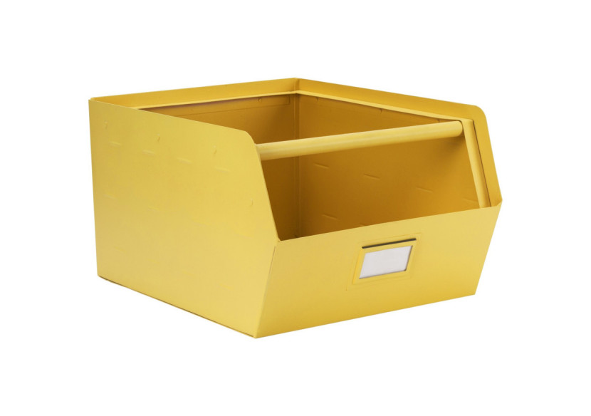 Bac Métallique Original - Jaune, Empilable et Pratique - 20010417 - KidsDepot Bac Métallique Original - Jaune, Empilable et Pratique - 20010417 - KidsDepot