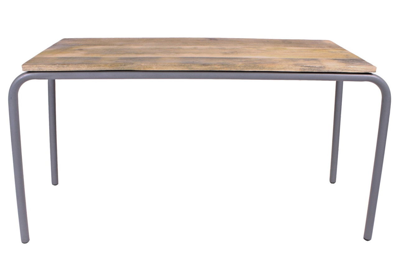 Table Originale - Bois et Métal, Grise - 20010316 - KidsDepot