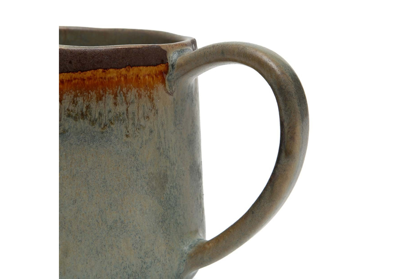 Mug C������a - Set de 6 - Finitions artisanales et tons terreux - POCE070Y-SET6 - Bazar Bizar