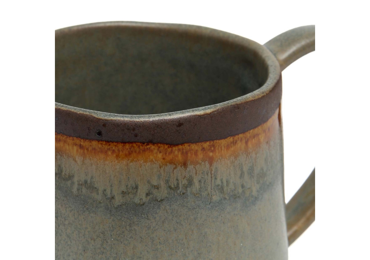 Mug C������a - Set de 6 - Finitions artisanales et tons terreux - POCE070Y-SET6 - Bazar Bizar