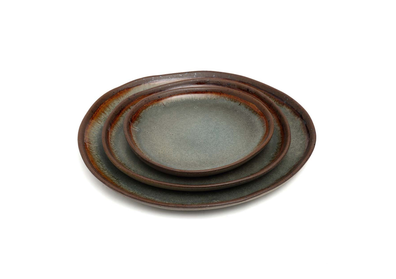 Assiette d'apéritif Céria - Style raffiné, set de 6 - POCE065Y-SET6 - Bazar Bizar