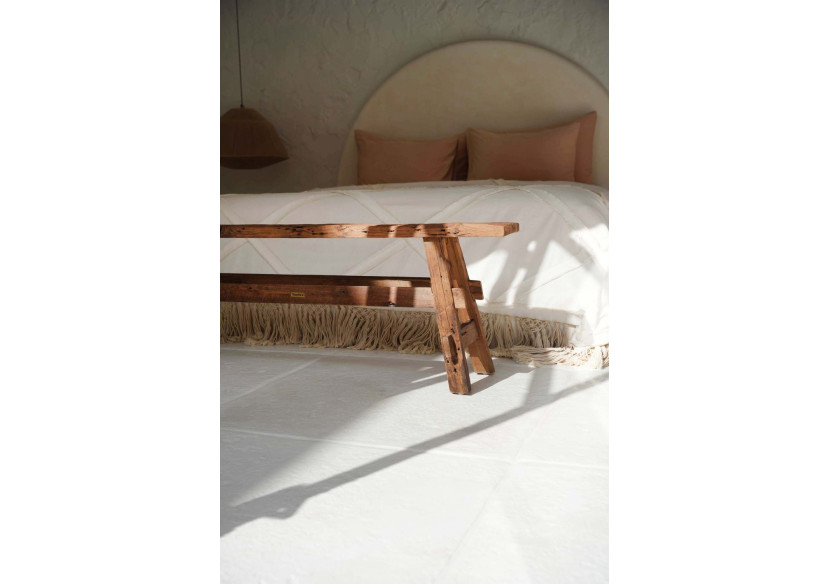 Banc Rustique Beauteous - Élégance Naturelle en Teck - JACI032N - Bazar Bizar