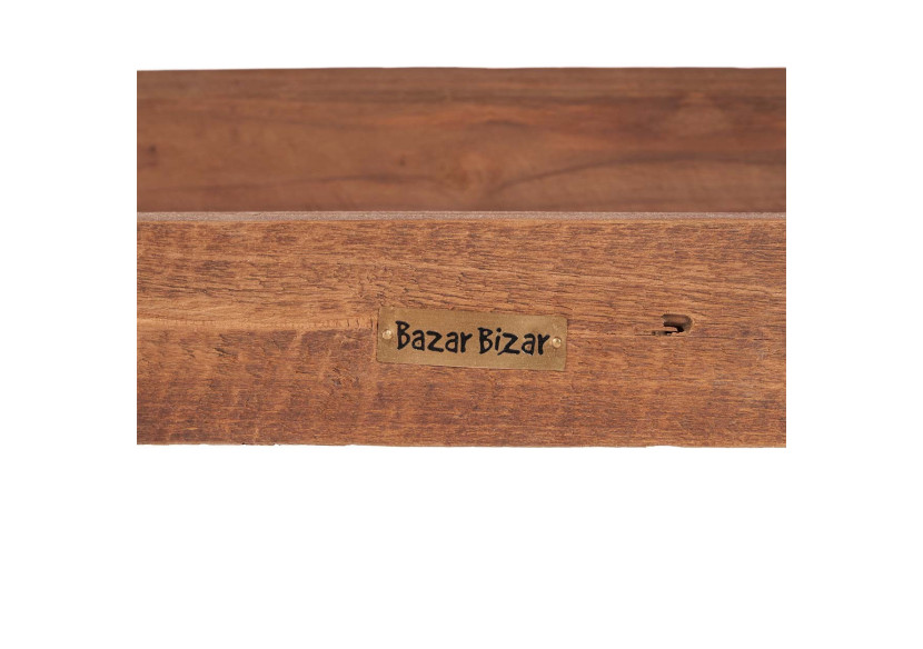 Banc Rustique Beauteous - Élégance Naturelle en Teck - JACI032N - Bazar Bizar