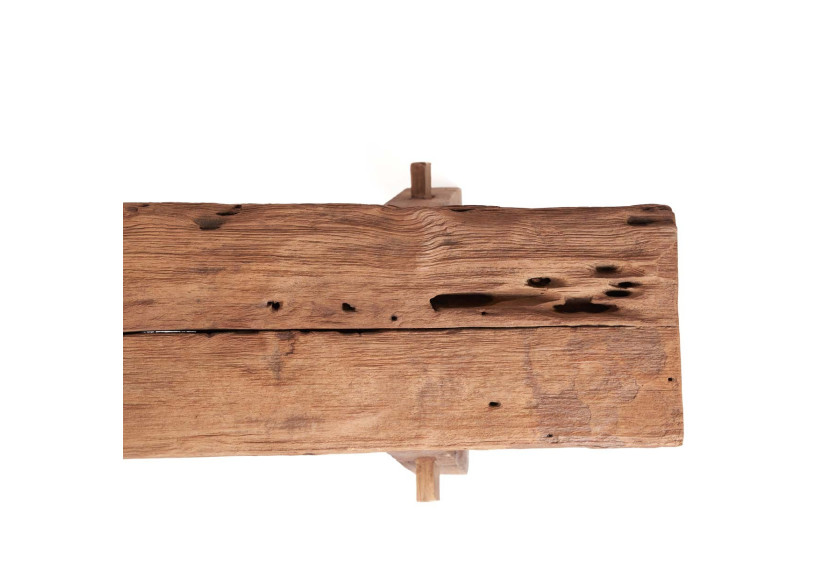 Banc Rustique Beauteous - Élégance Naturelle en Teck - JACI032N - Bazar Bizar
