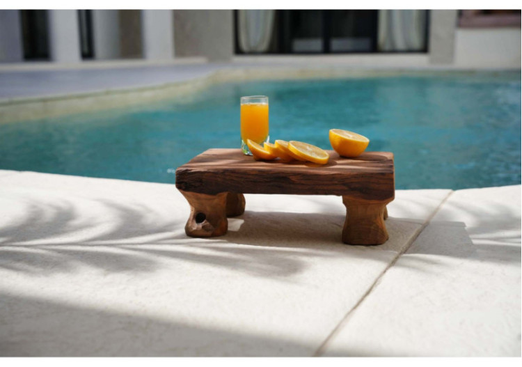 Plateau Delish - en Teck Naturel - JACI031N - Bazar Bizar