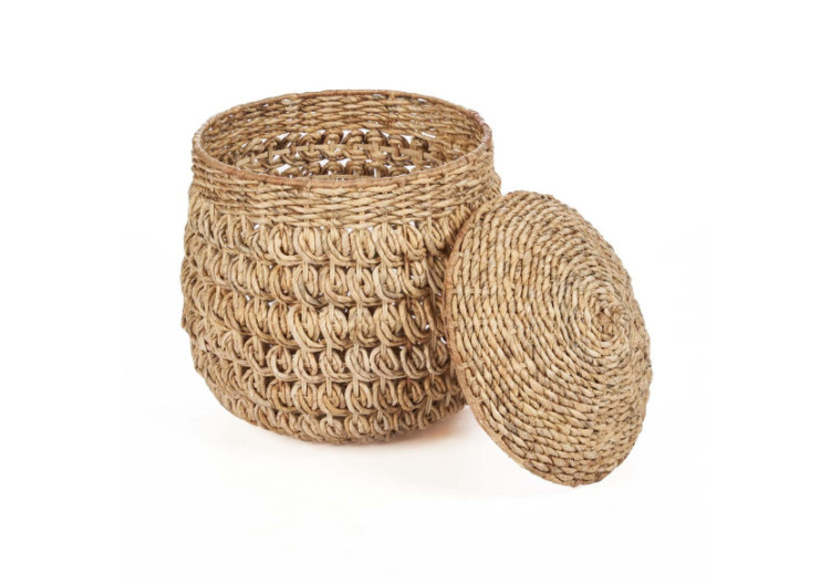 Panier Tarajih - Naturel - Grand - JACAS006N-L - Bazar Bizar