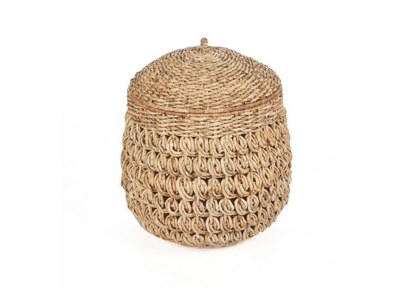 Panier Tarajih - Naturel - Grand - JACAS006N-L - Bazar Bizar