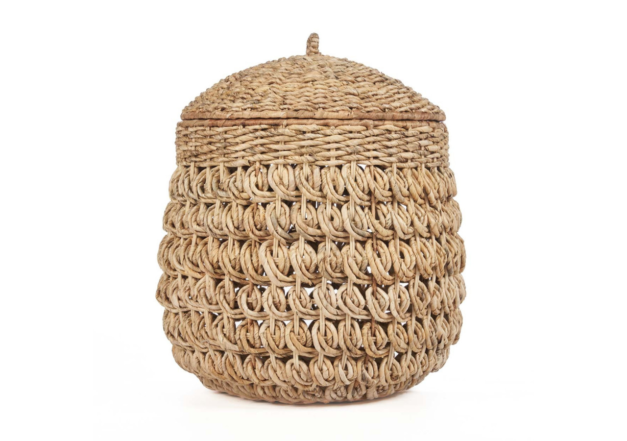 Panier Tarajih - Naturel - Grand - JACAS006N-L - Bazar Bizar