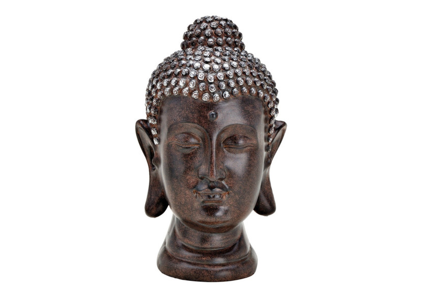 Tête de Bouddha en polyuréthane - Brun 19x31x19cm - 10033018 - WURM Tête de Bouddha en polyuréthane - Brun 19x31x19cm - 10033018 - WURM