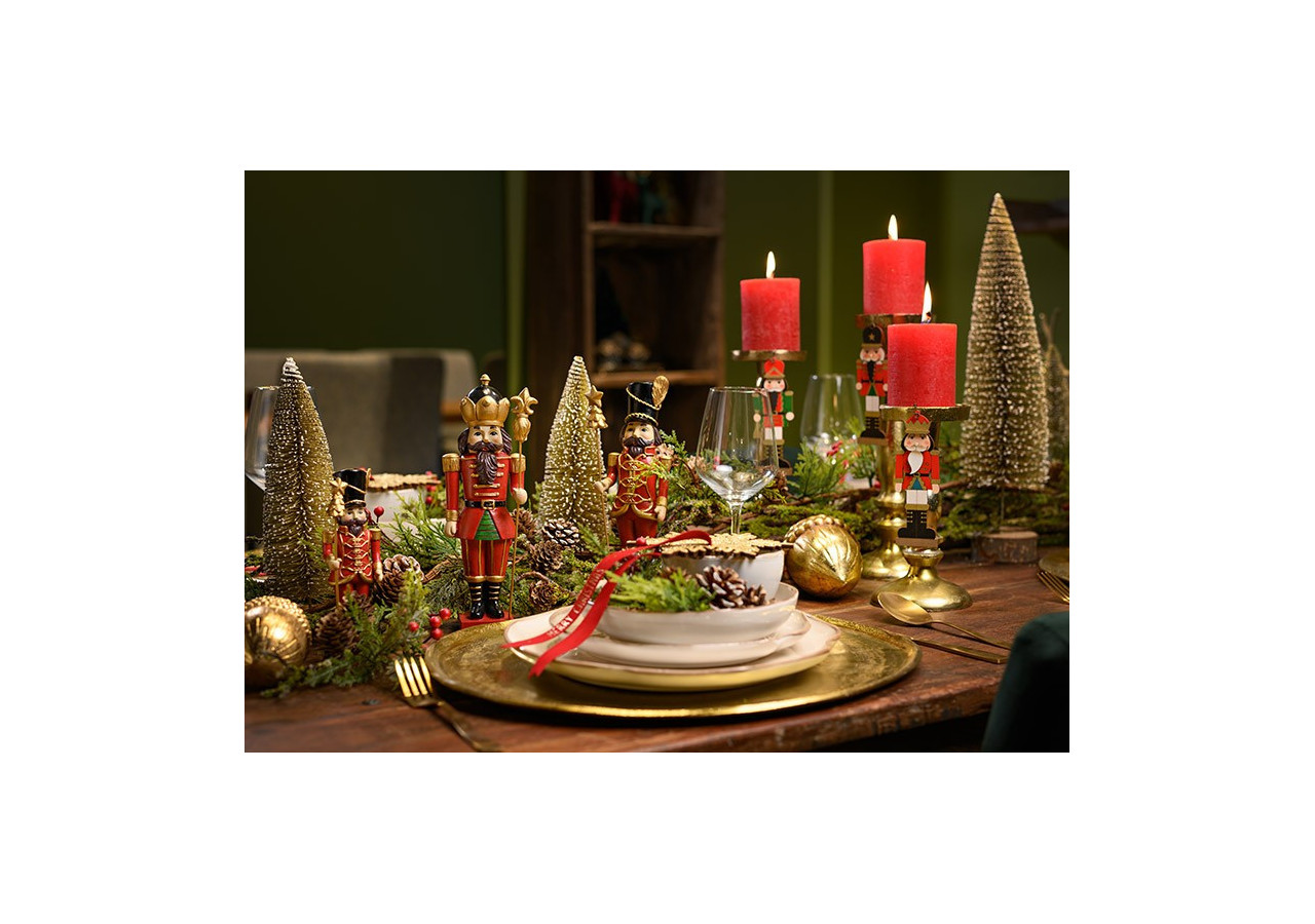 Bougeoir Multifonction en Métal - Or 10x30x10cm - 10032977 - WURM