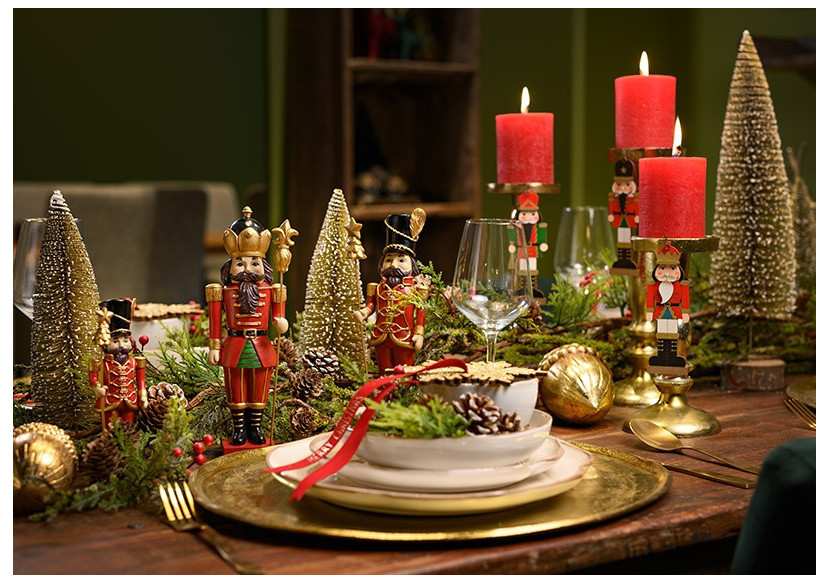 Bougeoir Multifonction en Métal - Or 10x25x10cm - 10032976 - WURM