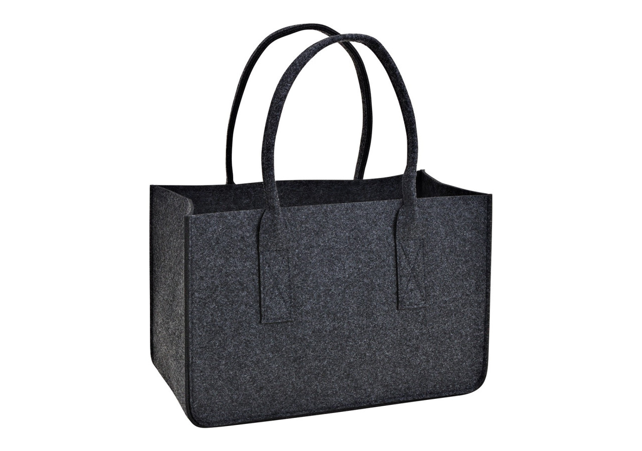 Sac en feutre gris - Dimensions 38x25x19cm - 10031737 - WURM