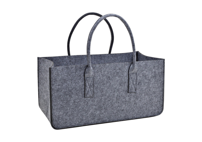 Sac à bûches en feutre moyen gris - Dimensions 50x25x25cm - 10031733 - WURM Sac à bûches en feutre moyen gris - Dimensions 50x25x25cm - 10031733 - WURM