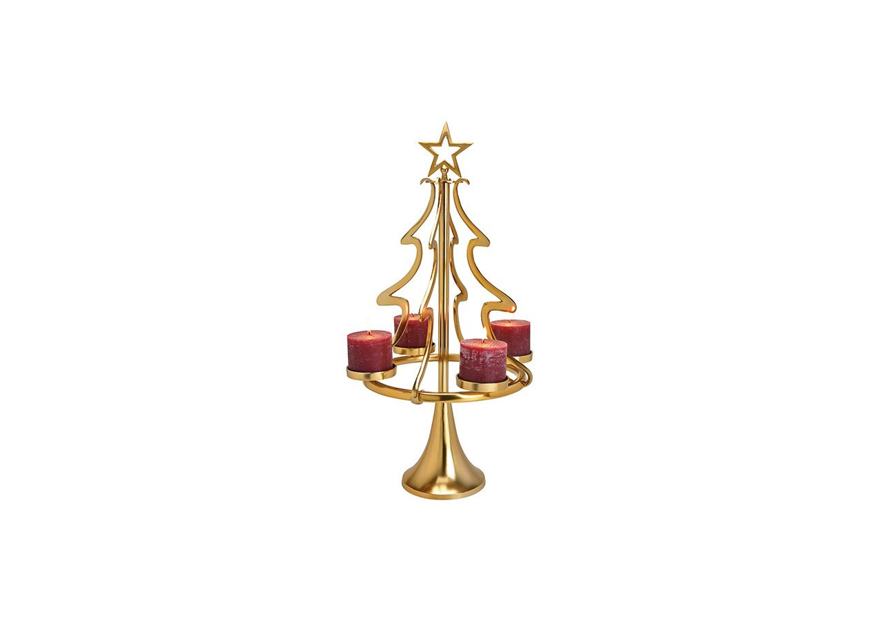 Décoration de Noël Arbre en Métal - 48x86x48cm - 10031616 - WURM