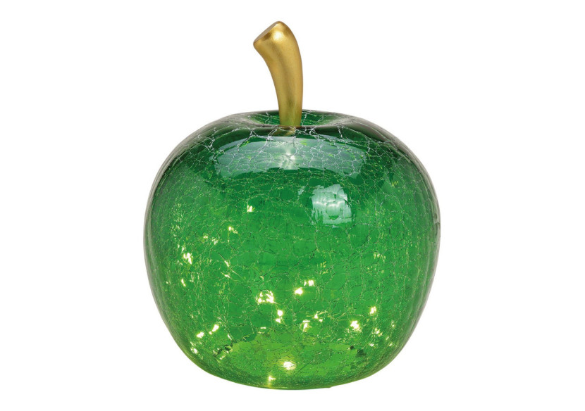 Pomme LED Vert Foncé - 40 Lumières avec Minuterie 27x30x27cm - 10030540 - WURM