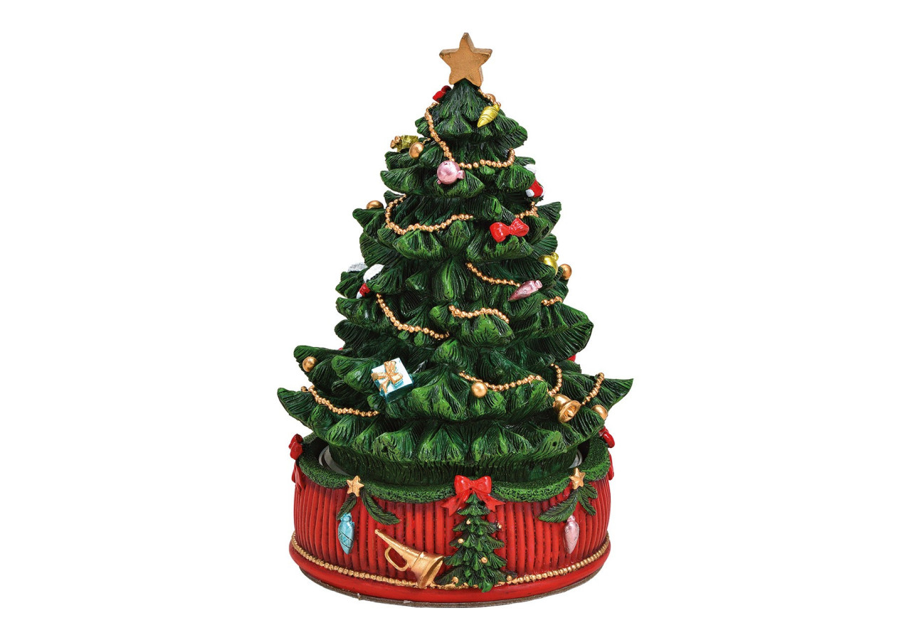 Boîte à Musique Sapin - Polyvalente et Colorée 12x18x12cm - 10030160 - WURM