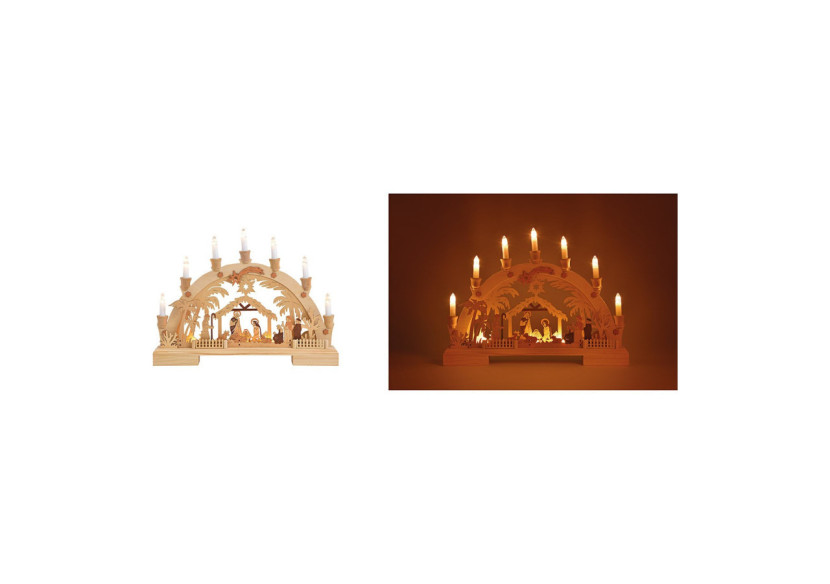 Lumière en bois Nature - Lichterbogen Krippenszene LED 7er - Dimensions 45 x 33 x 6 cm - 10029960 - WURM Lumière en bois Nature - Lichterbogen Krippenszene LED 7er - Dimensions 45 x 33 x 6 cm - 10029960 - WURM
