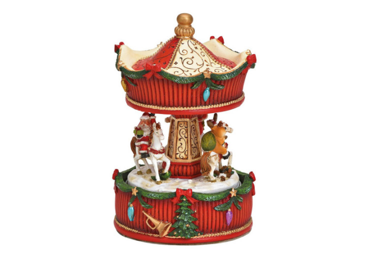 Boîte à musique Carrousel - Polyvalent Coloré 11x17x11cm - 10028388 - WURM
