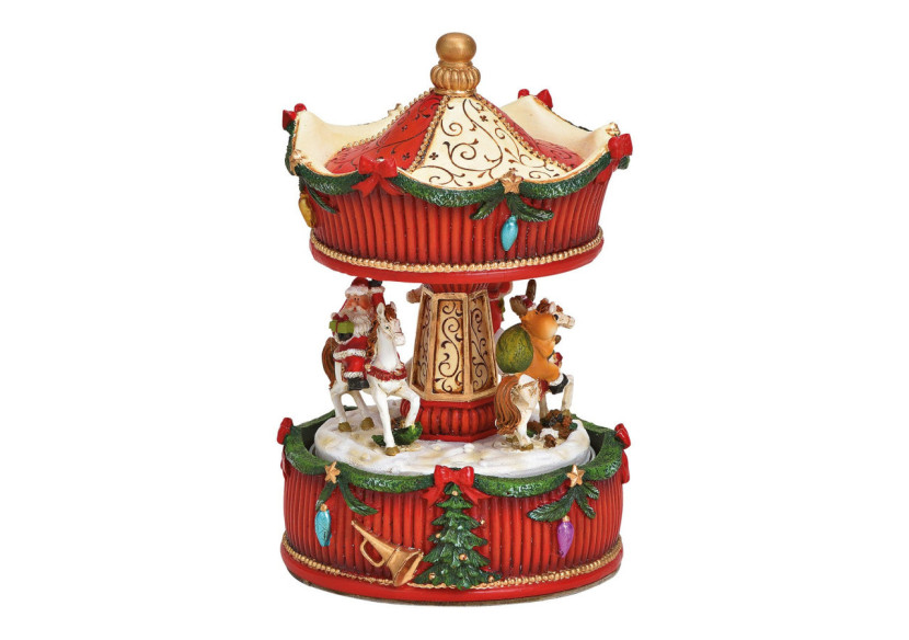 Boîte à musique Carrousel - Polyvalent Coloré 11x17x11cm - 10028388 - WURM