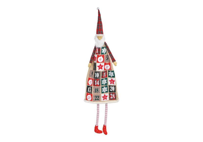 Calendrier de l'Avent Nicolas - Textile Beige/Rouge/Vert 48x140x8cm - 10028236 - WURM Calendrier de l'Avent Nicolas - Textile Beige/Rouge/Vert 48x140x8cm - 10028236 - WURM