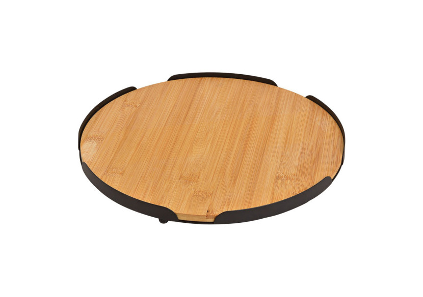 Plateau de service en bambou - Métal naturel 28cm - 10027864 - WURM Plateau de service en bambou - Métal naturel 28cm - 10027864 - WURM