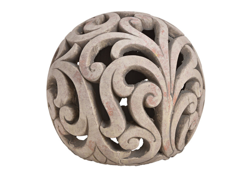 Boule en terre cuite marron - Dimensions 22x19x22cm - 10025696 - WURM