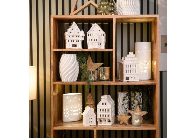 Lampe de table H������user - Décoration en porcelaine 12 x 28 x 12 cm sans ampoule - 10024764 - WURM