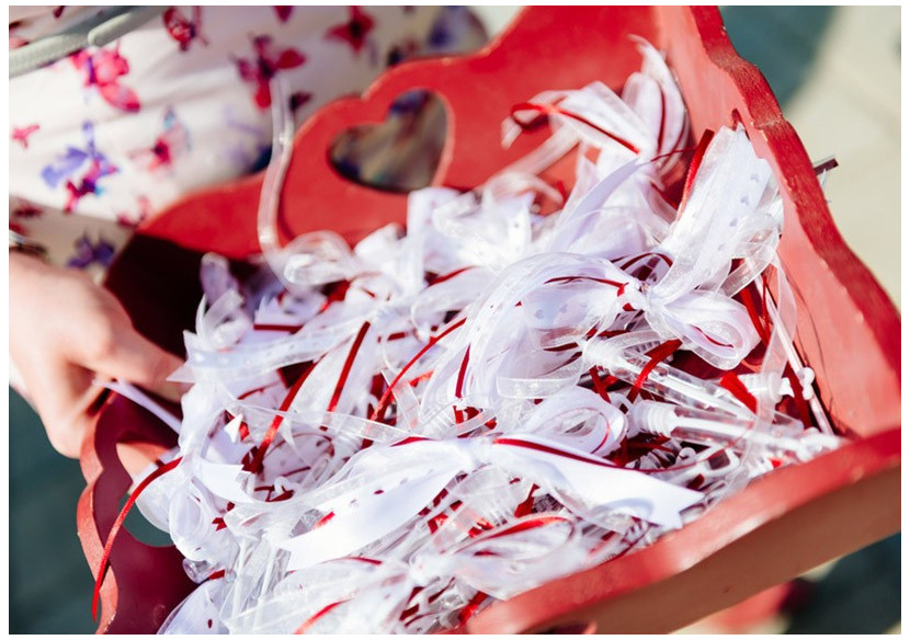 Set de bulles de savon 96 pièces - Cœur pour mariage, 4,5ml, 1x10x1cm - 10024511 - WURM