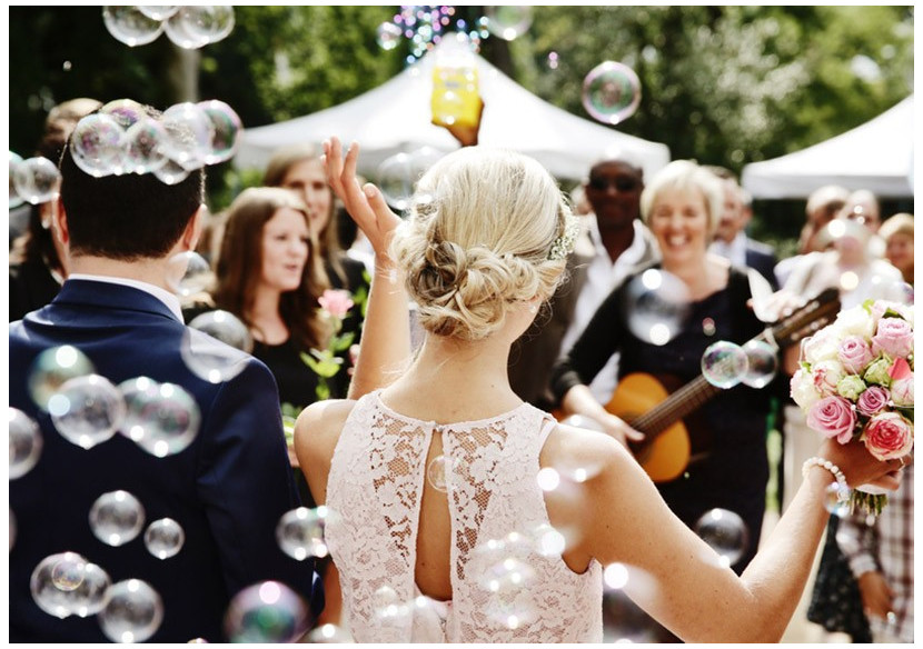 Set de bulles de savon 96 pièces - Cœur pour mariage, 4,5ml, 1x10x1cm - 10024511 - WURM