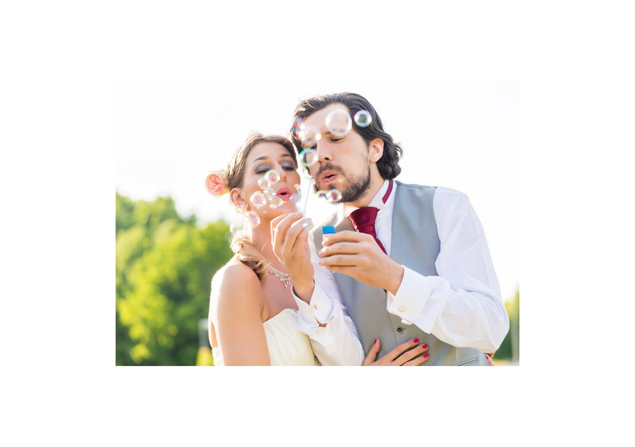 Set de bulles de savon 48 pièces - Cœur pour mariage, 4,5ml, 1x10x1cm - 10024479 - WURM