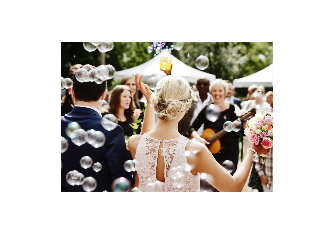 Set de bulles de savon 48 pièces - Cœur pour mariage, 4,5ml, 1x10x1cm - 10024479 - WURM