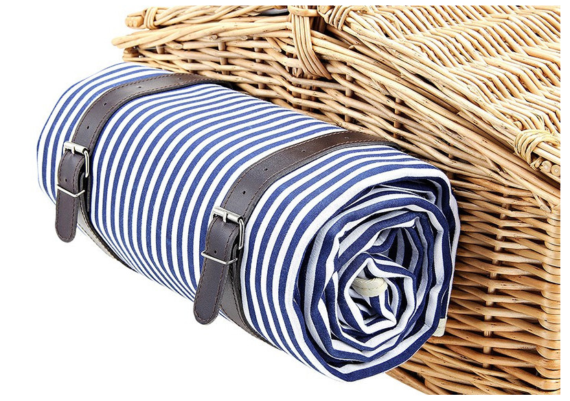 Panier de pique-nique pour 4 personnes - Osier, 26 pièces, 48x32x40cm - 10024124 - WURM Panier de pique-nique pour 4 personnes - Osier, 26 pièces, 48x32x40cm - 10024124 - WURM