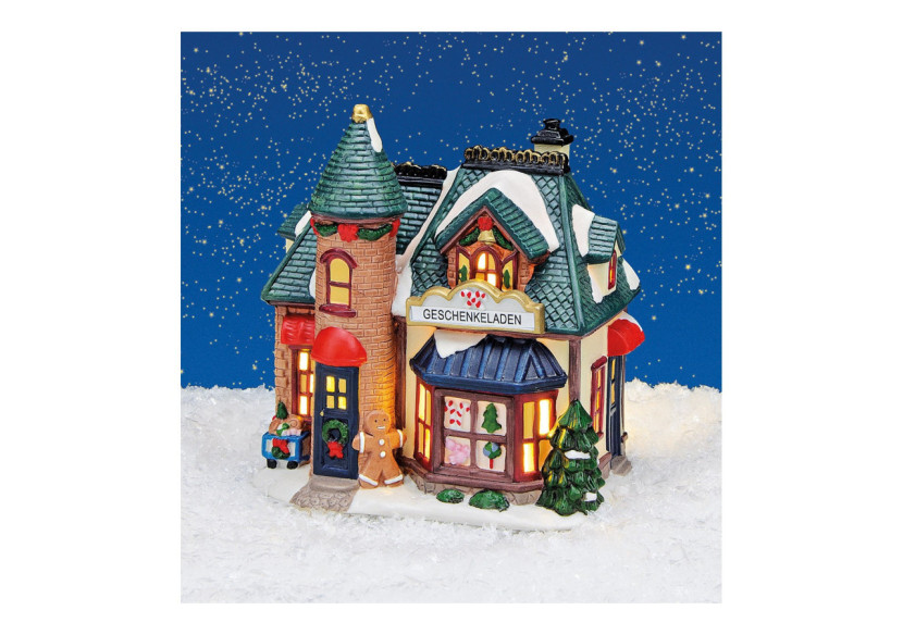 Maison Lichthaus 'Geschenkeladen' - Porcelaine Colorée - 10022397 - WURM