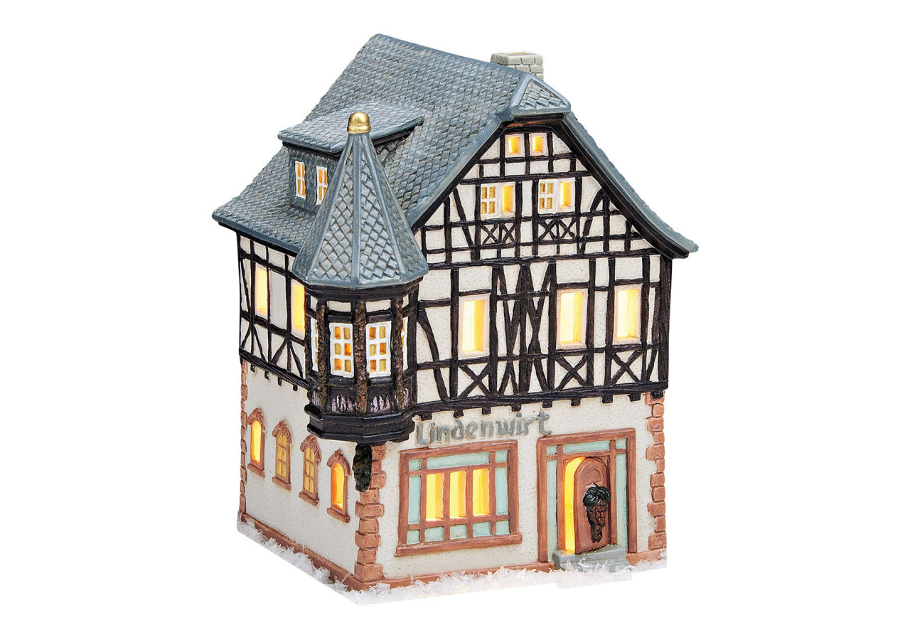 Maison Lichthaus 'Lindenwirt' - Porcelaine Colorée de Rüdesheim - 10022394 - WURM