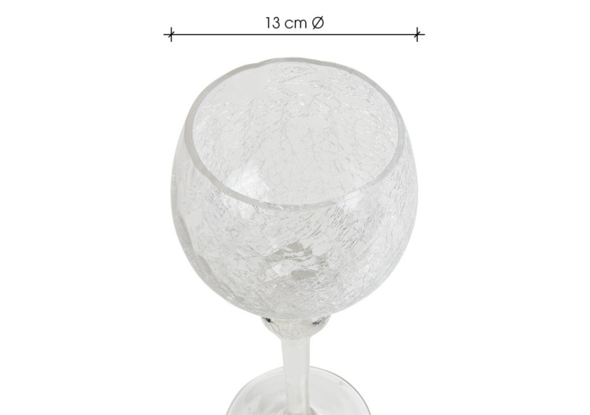 Set de Bougies Cracking Transparent - 3 pièces de 30 à 40cm - 10022118 - WURM