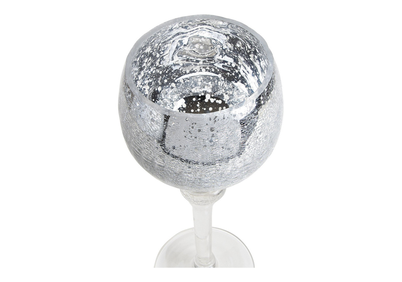 Set de Bougies Cracking Argent - 3 pièces de 30 à 40cm - 10022115 - WURM