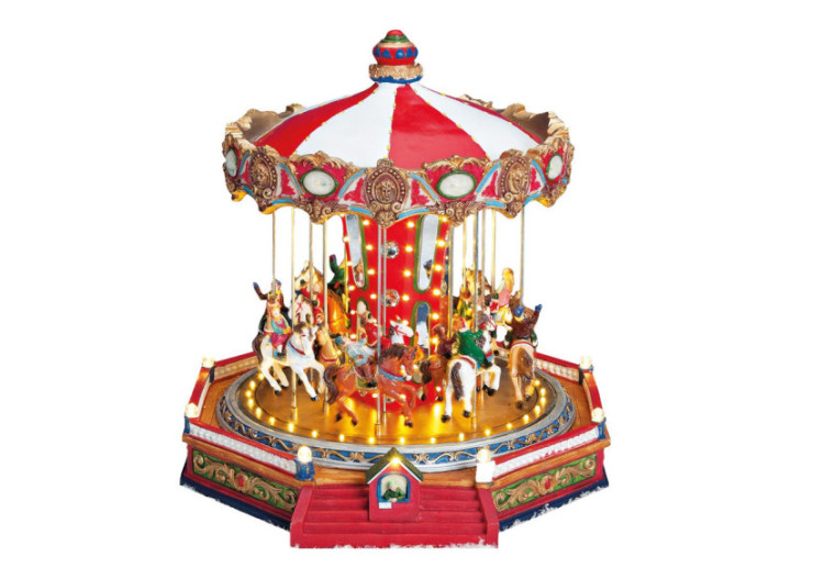 Carrousel musical avec lumière - Poly 36x35x34 cm - 10019521 - WURM