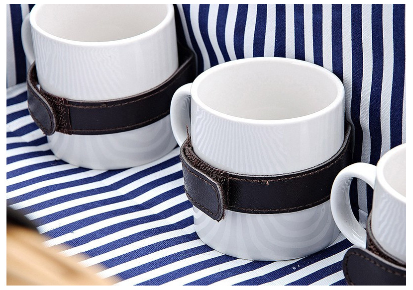 Panier de Pique-nique en Osier - Pour 4 Personnes, 25 pièces, 54 x 37 x 21 cm - 10017878 - WURM Panier de Pique-nique en Osier - Pour 4 Personnes, 25 pièces, 54 x 37 x 21 cm - 10017878 - WURM