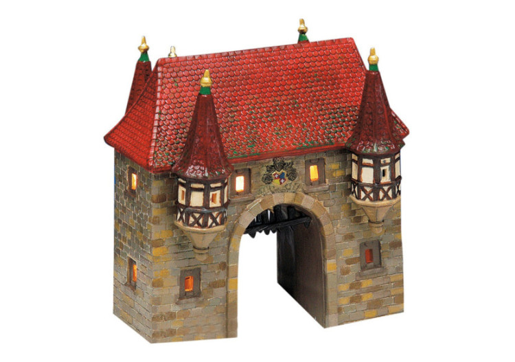 Lanterne Stadttor - Porcelaine éclairée 18 x 7 x 19 cm - 10017428 - WURM