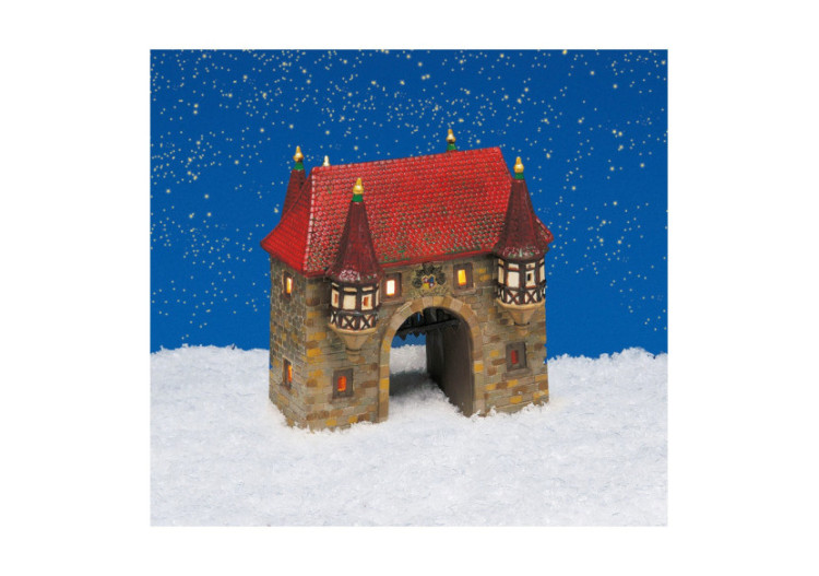 Lanterne Stadttor - Porcelaine éclairée 18 x 7 x 19 cm - 10017428 - WURM 2