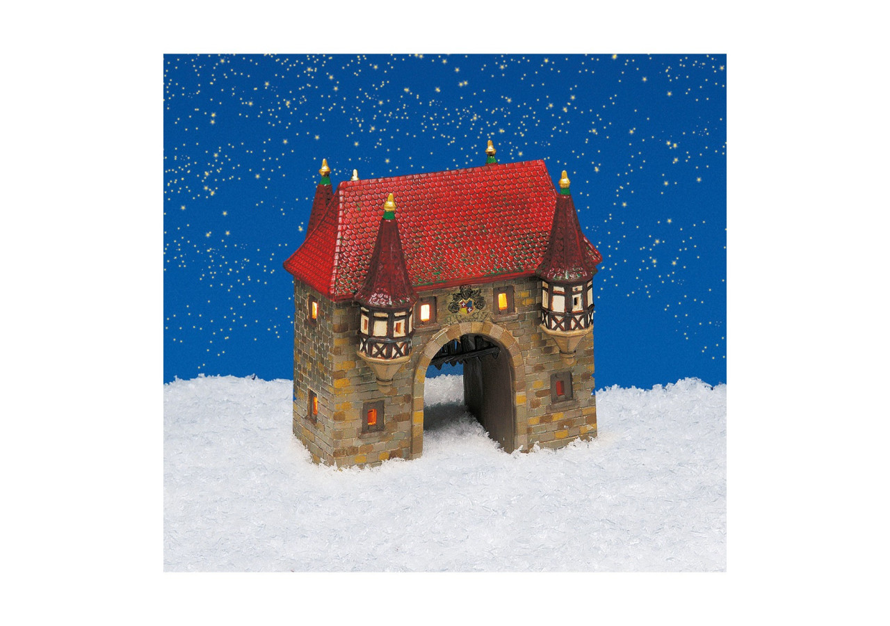 Lanterne Stadttor - Porcelaine éclairée 18 x 7 x 19 cm - 10017428 - WURM