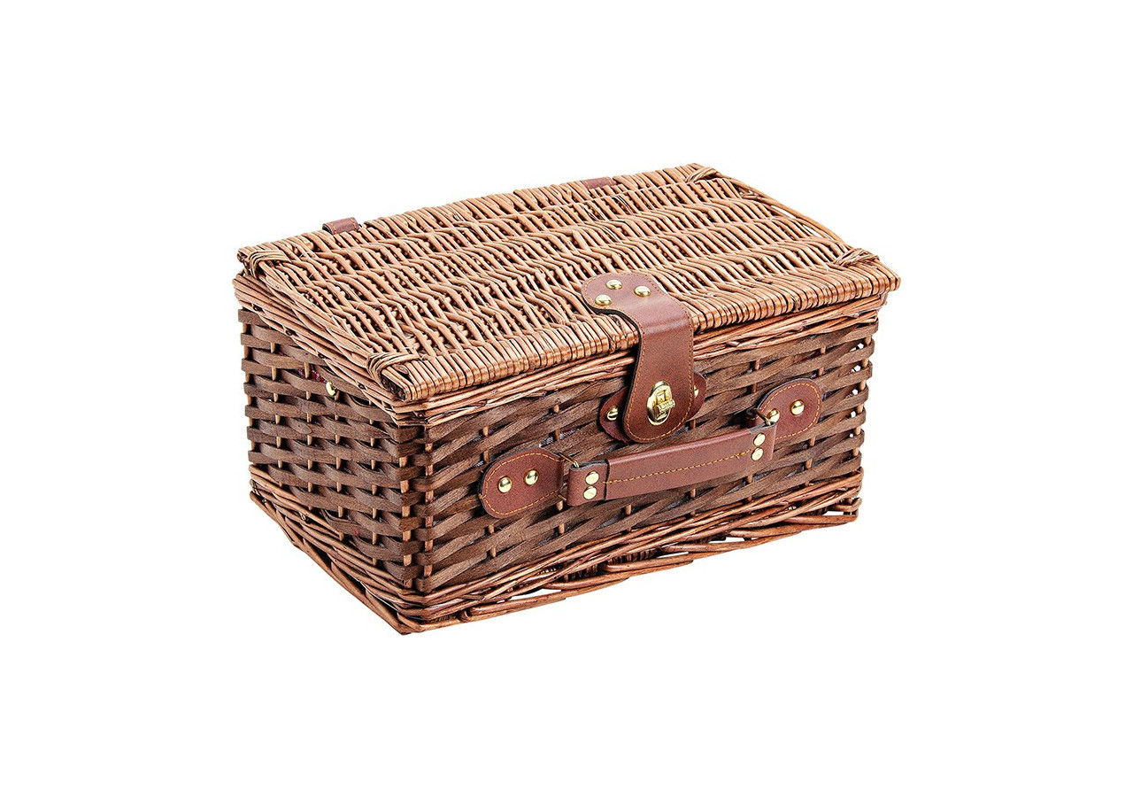 Panier de Pique-Nique pour 2 - Osier, 36 x 18 x 25 cm - 10015936 - WURM