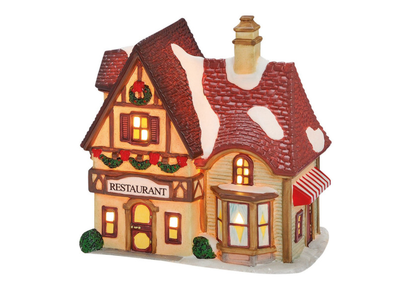 Maison Lichthaus 'Restaurant' en Porcelaine - Multicolore (14x16x10 cm) - 10014007 - WURM