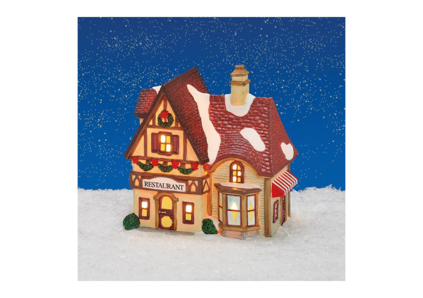 Maison Lichthaus 'Restaurant' en Porcelaine - Multicolore (14x16x10 cm) - 10014007 - WURM