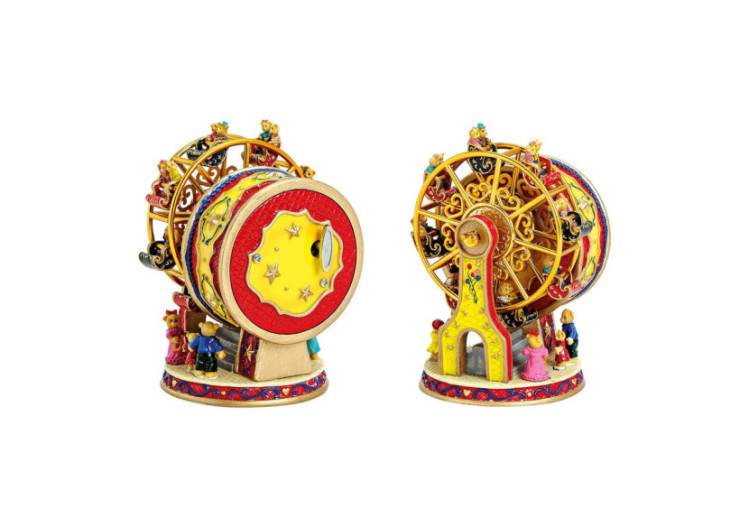 Boîte à Musique Grande Roue - Décoration en Poly 9x11x14cm - 10013060 - WURM